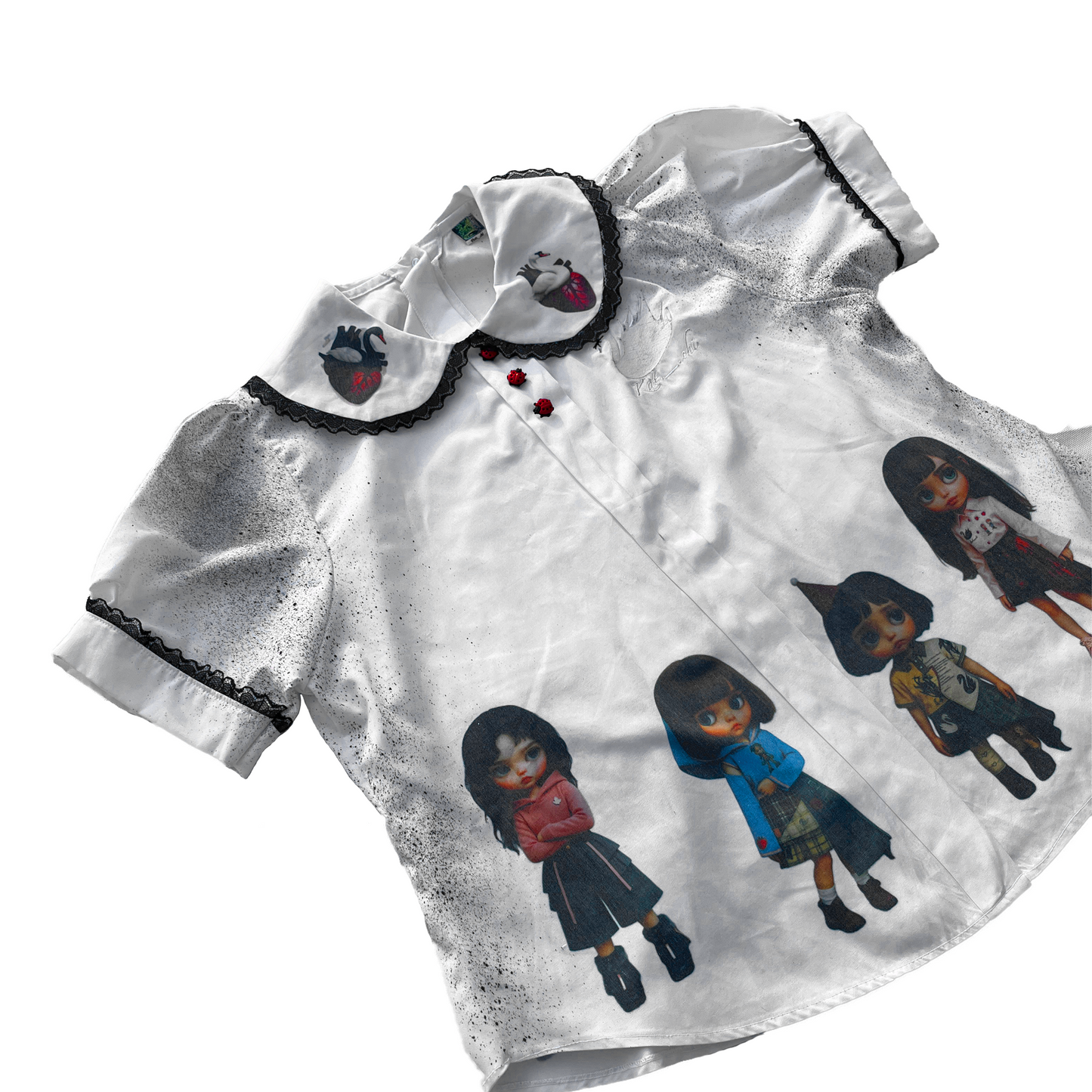 Blusa escolar doll 🖤 Xl