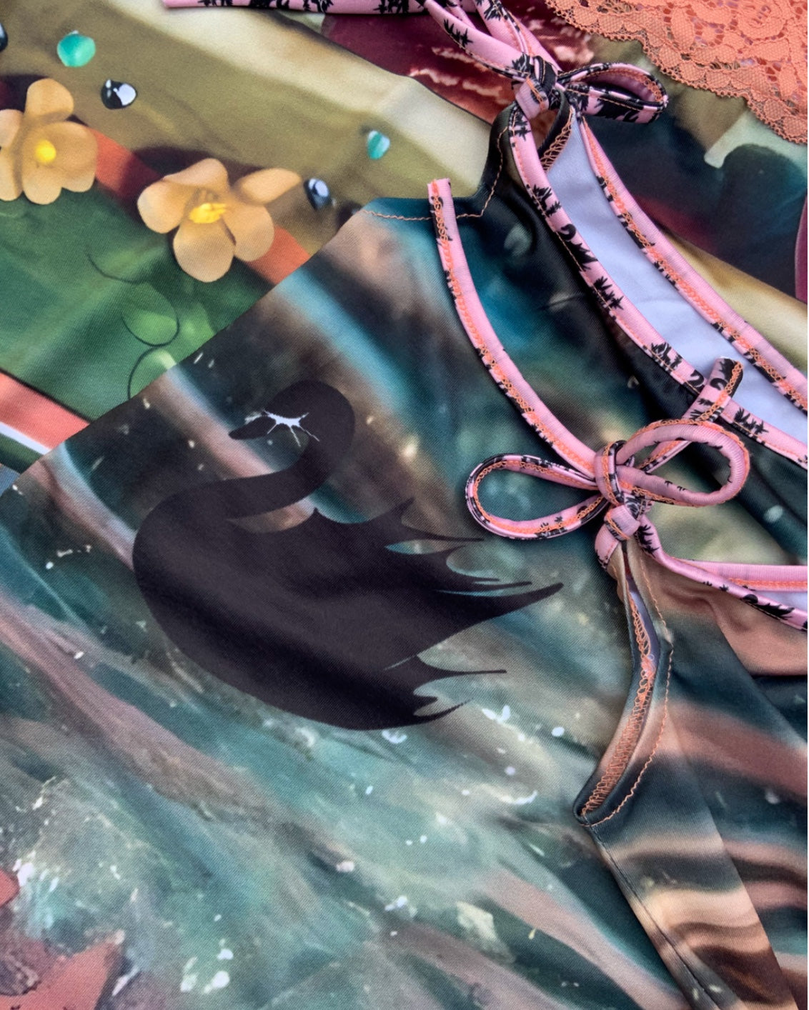 Mini-falda y Top ❣️Amor bajo el mar ❣️🌊 de la colección 💎🐚Lágrimas de porcelana🐚🌊