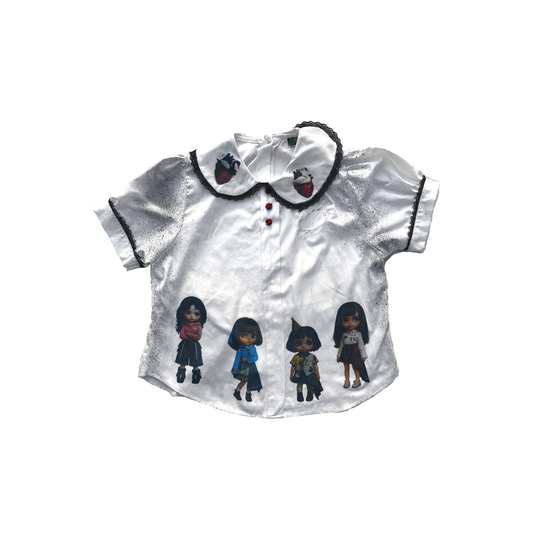 Blusa escolar doll 🖤 Xl