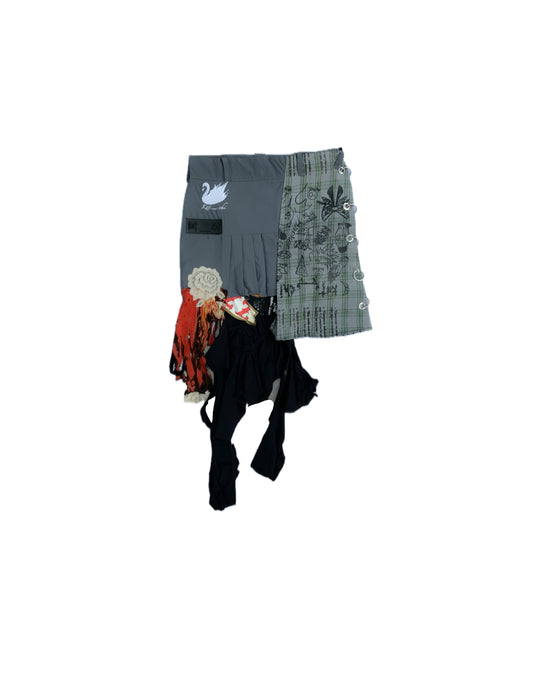 Falda las flores del punk