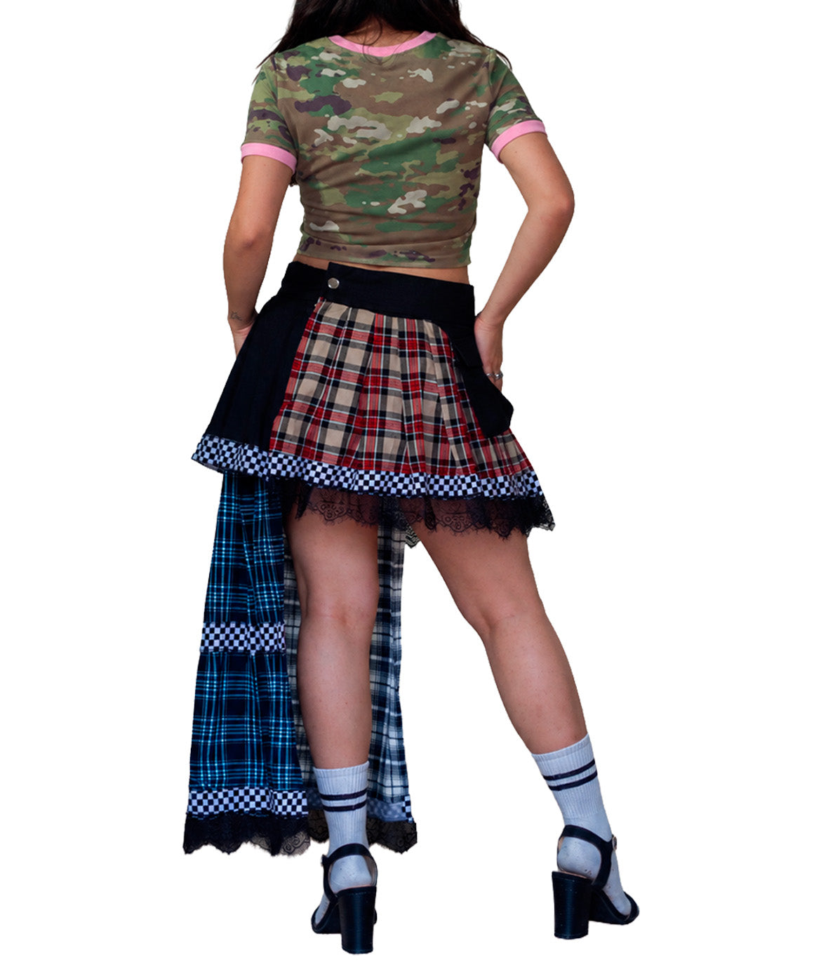 Falda Asimétrica escolar