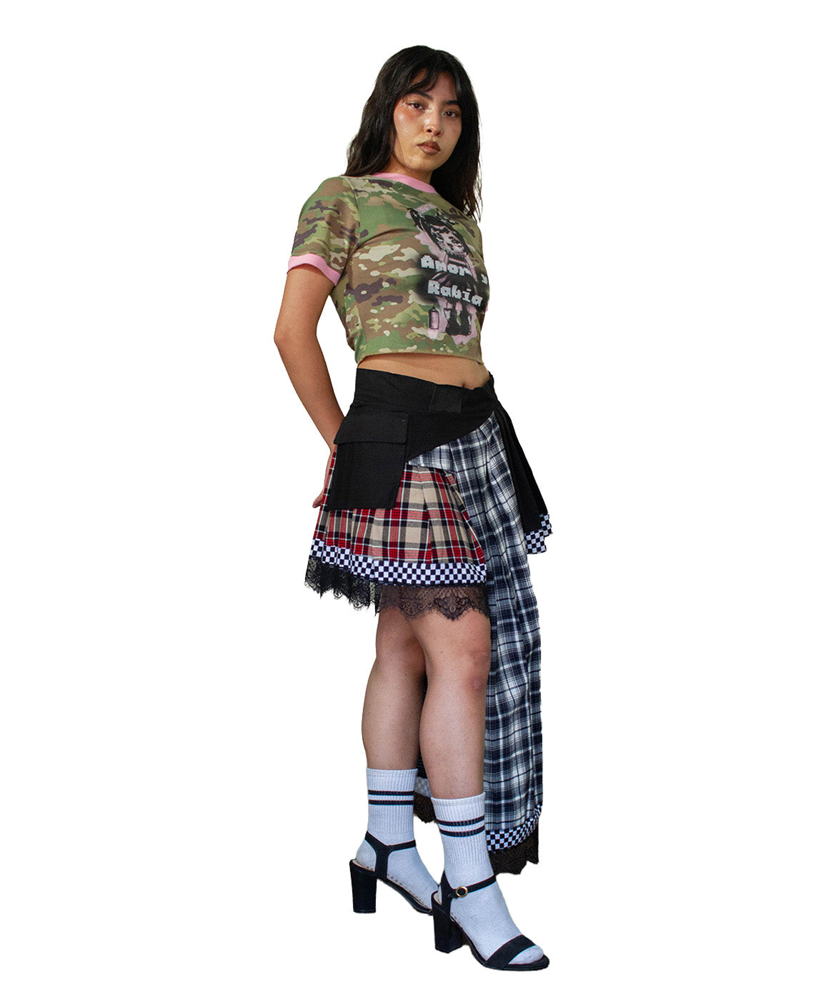 Falda Asimétrica escolar