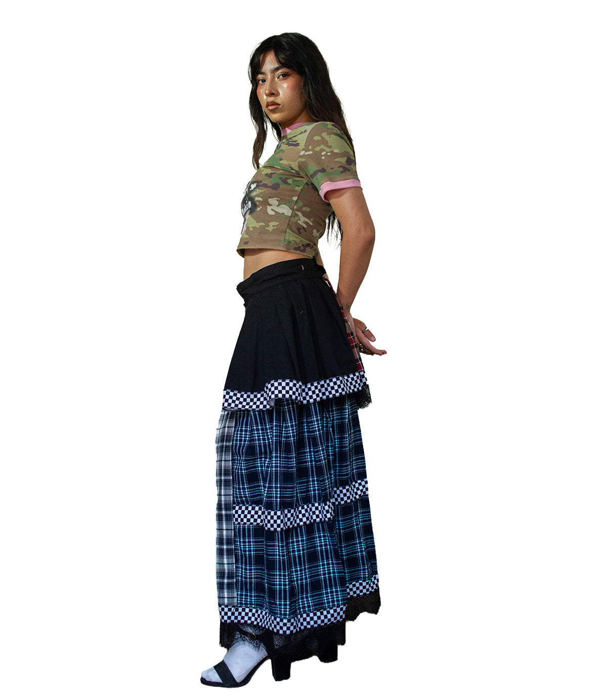 Falda Asimétrica escolar