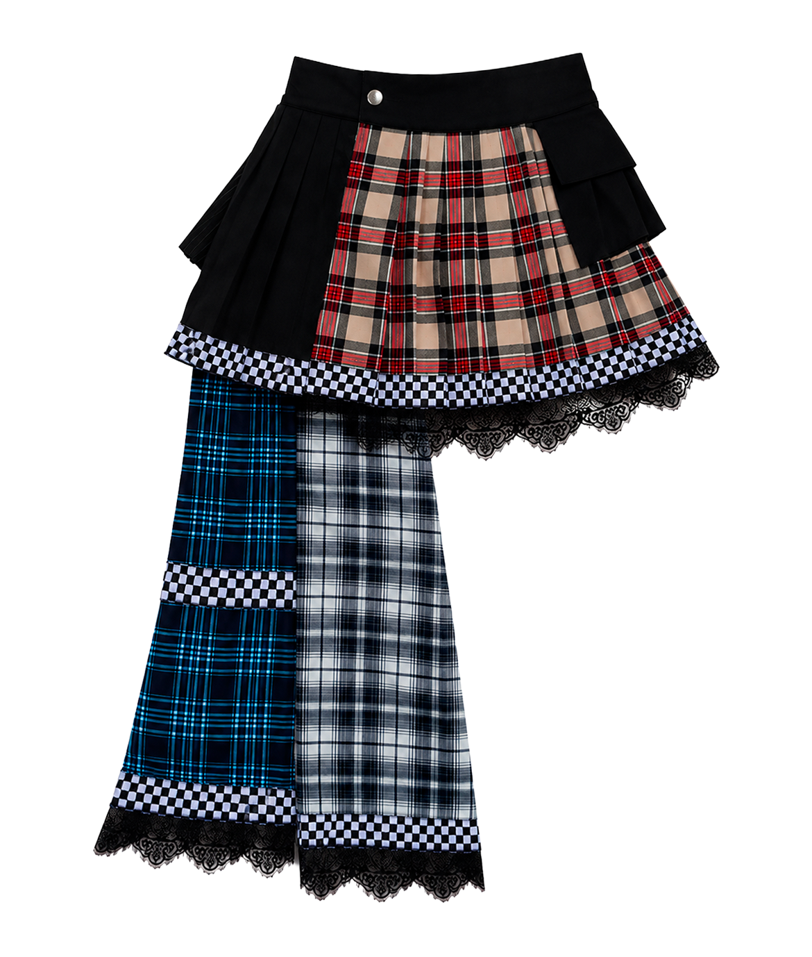 Falda Asimétrica escolar